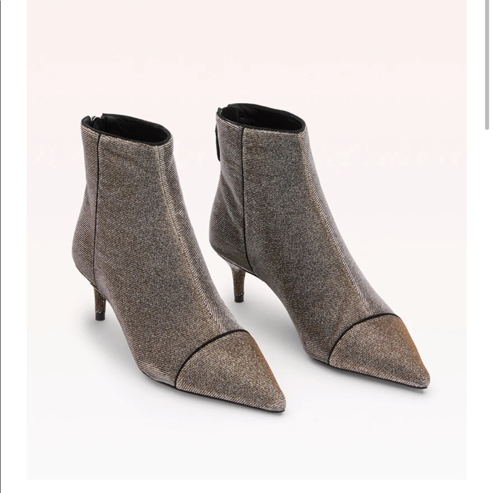 Alexandre Birman Kittie 50 Lamé Bootie